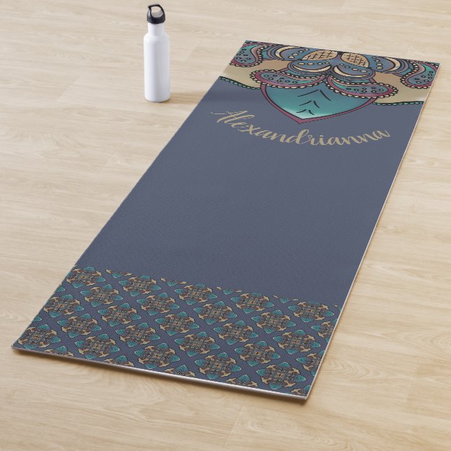 Yoga-Übungen der Marine Mandala Pilates Yogamatte (Beispiel)