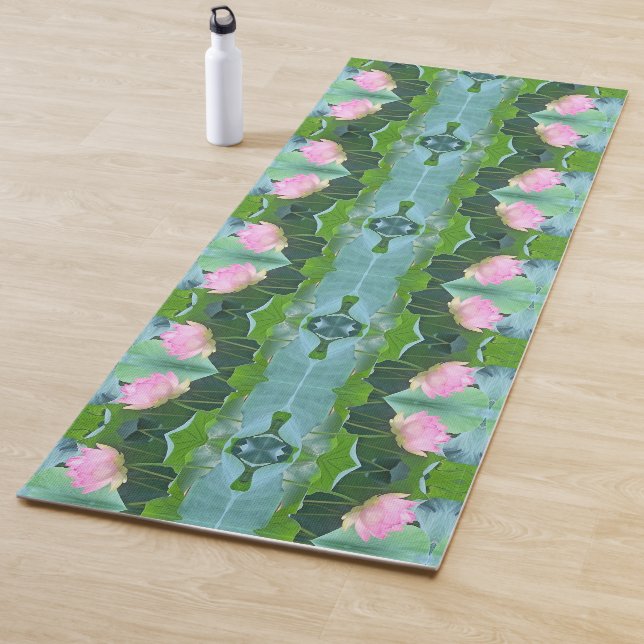Yoga-Übungen Mat Pink Lotus #1 Yogamatte (Beispiel)