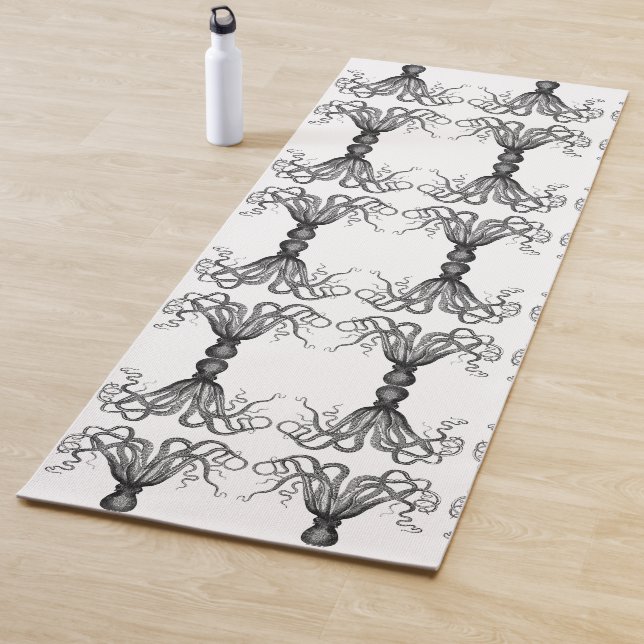 Yoga-Übungen Mat Vintag Octopus Yogamatte (Beispiel)