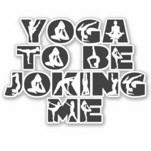 Yoga, um mich zu ersticken aufkleber