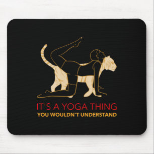 Yoga- und Fitness-Design für das Fitnessstudio, de Mousepad