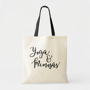 Yoga und Mimosen-Taschen-Tasche Tragetasche