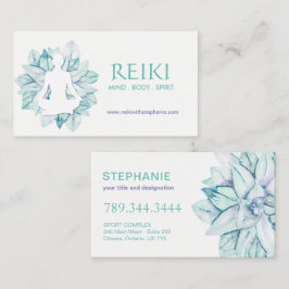 Yoga und Reiki Visitenkarten Visitenkarte