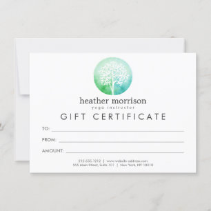Yoga- und Wellness-Geschenkgutschein für Wasserfar