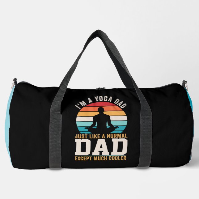 Yoga-Vater Viel Kühler Duffle Bag (Vorderseite)
