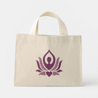 Yoga verlegt Printed Small tote Bag Mini Stoffbeutel