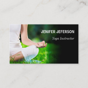 Yoga-Visitenkarte Visitenkarte