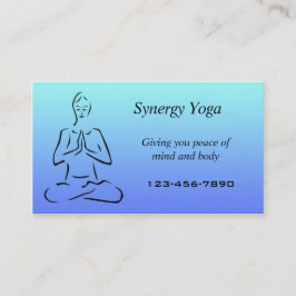 Yoga-Visitenkarte Visitenkarte