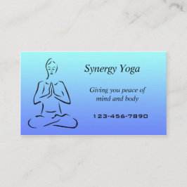 Yoga-Visitenkarte Visitenkarte