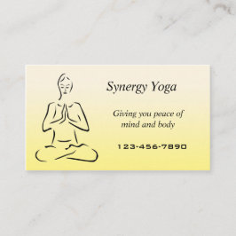 Yoga-Visitenkarte Visitenkarte