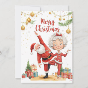 Yoga Weihnachten Santa Claus posiert Yoga Urlaub