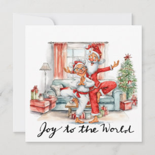 Yoga Weihnachten Santa Claus Yoga-Pose