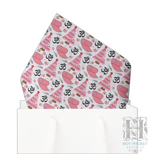 Yoga-Weihnachts-Tissue-Papier Seidenpapier