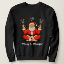 Yoga-Weihnachtsmann