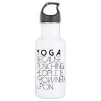 Yoga, weil man Menschen in Frownships anpeitscht