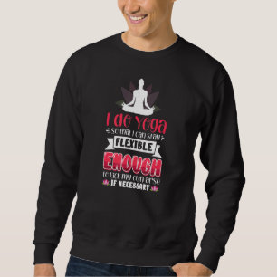 Yoga-Wellness Flexibilität Körperliche Fitness Mot Sweatshirt