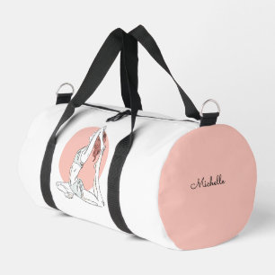 Yoga Woman individuelle Name Duffle Bag