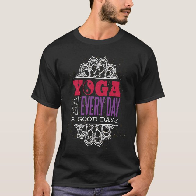 Yoga Women Workout Positive Feelings Namaste Relax T-Shirt (Vorderseite)