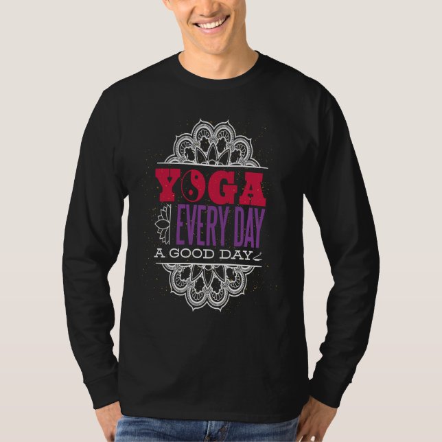 Yoga Women Workout Positive Feelings Namaste Relax T-Shirt (Vorderseite)