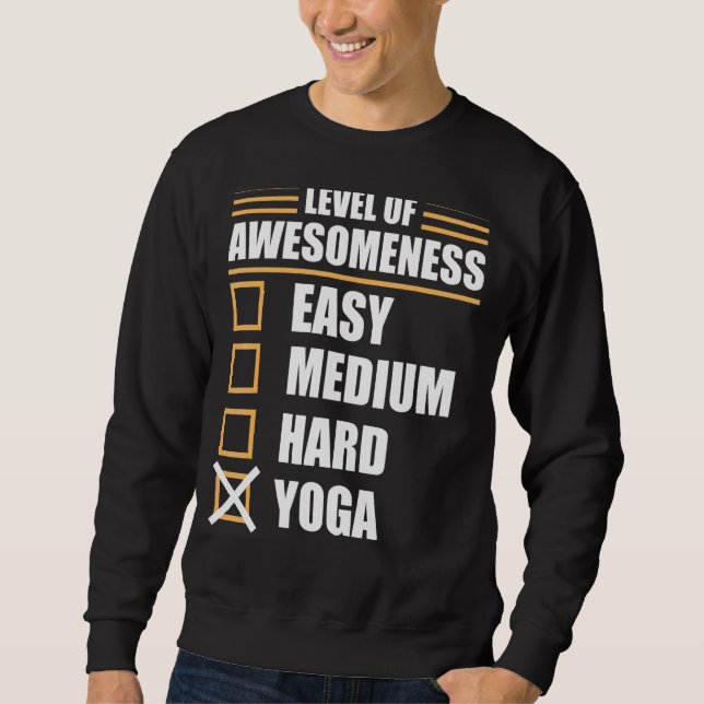 Yoga Workout Sweatshirt (Vorderseite)