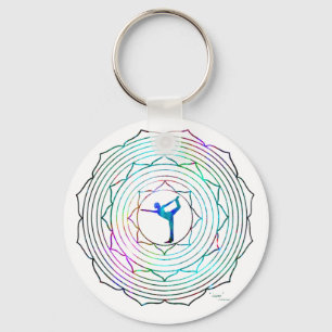 Yoga yantra 2 schlüsselanhänger