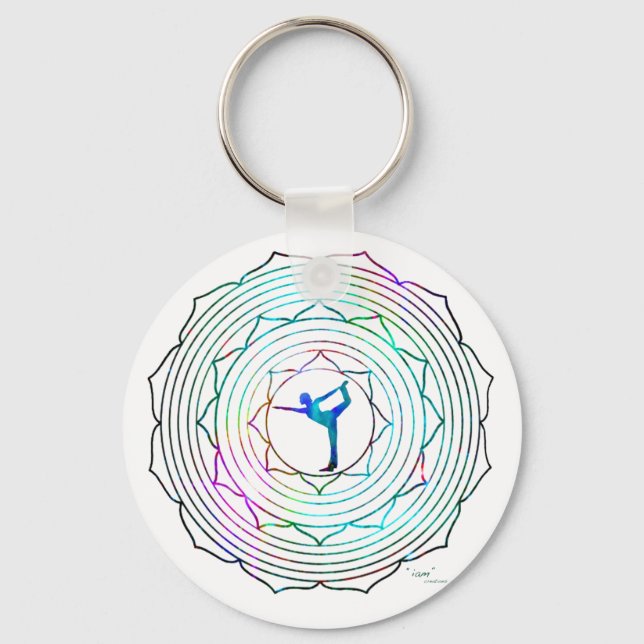 Yoga-Yantra 2 Schlüsselanhänger (Vorderseite)