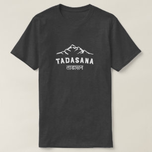Yoga Yogi Tadasana der Sanskrit Gebirgsdas Vintage T-Shirt