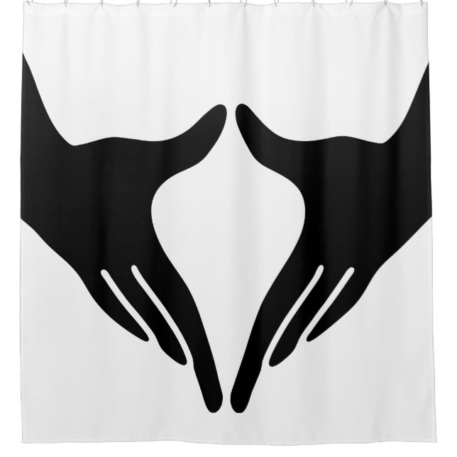 Yoga Yoni Mudra Duschvorhang (Vorderseite)