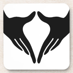 Yoga Yoni Mudra Getränkeuntersetzer