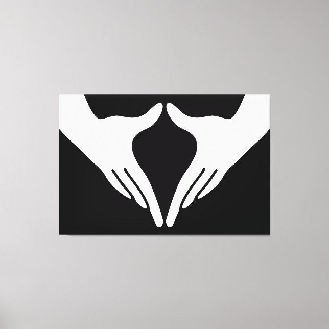 Yoga Yoni Mudra Leinwanddruck (Vorderseite)