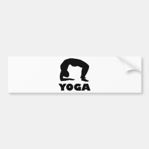 Yoga-Zahl Autoaufkleber