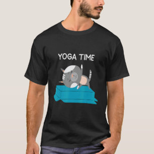 Yoga-Zeit-Katze Entspannung Meditation T-Shirt