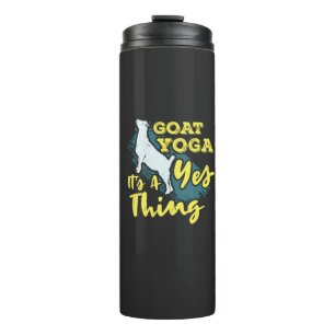 Yoga Ziege Goatyoga Thermosbecher