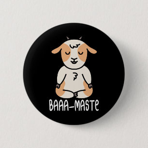 Yoga-Ziege Lotus-Position Yogi Frauen Meditation Z Button