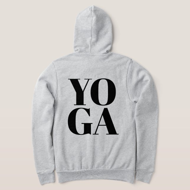 YOGA Zipper-Kapsel für Frauen Hoodie (AblageHinten)