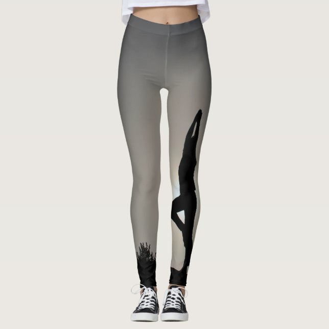 Yogaausdehnung Leggings (Vorderseite)