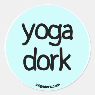 Yogadork Aufkleber aquamarin