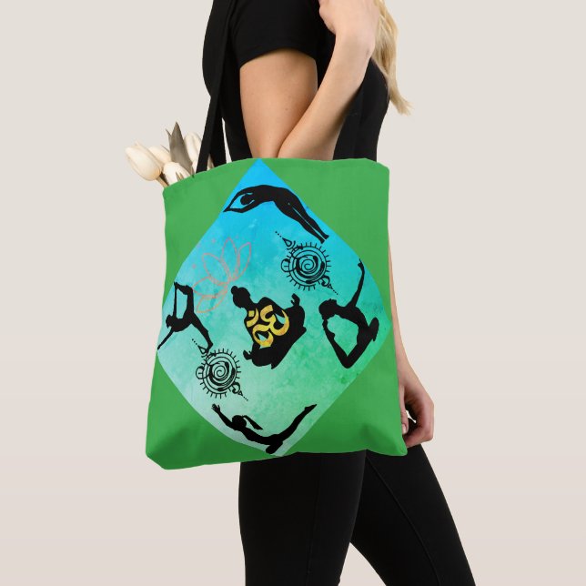 Yogafashion für Sportfans mit aktivem Achtsamkeit Tasche (Von Nahem)