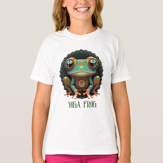 Yogafrosch - Zen T-Shirt (Vorderseite)