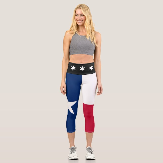 Yogahanbauer aus Texas Capri Leggings (Vorderseite)
