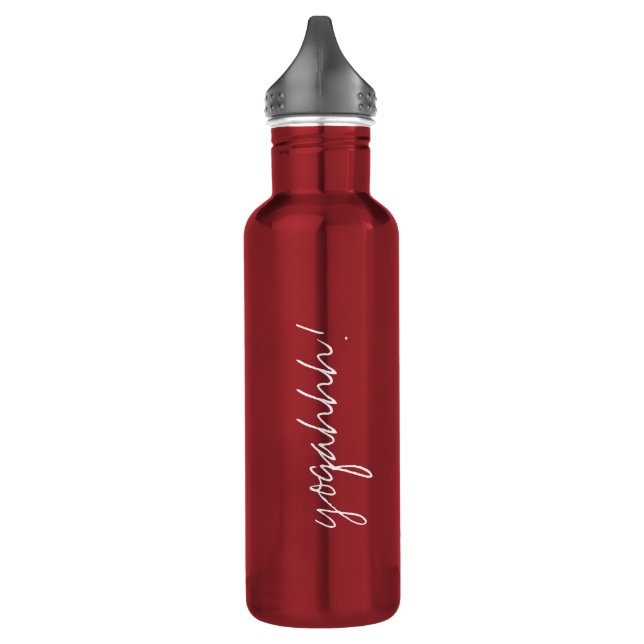 Yogahh! | Yoga Wasserflasche| Personalisieren Edelstahlflasche (Links)