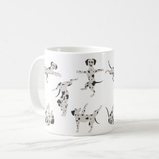 Yogahund-Dalmatiner Kaffeetasse