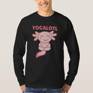 Yogalotl Axolotl macht Yoga Liebhaber süße Tiere T-Shirt