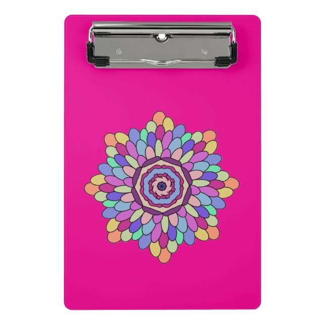 Yogamatte Mini Klemmbrett (Vorderseite)