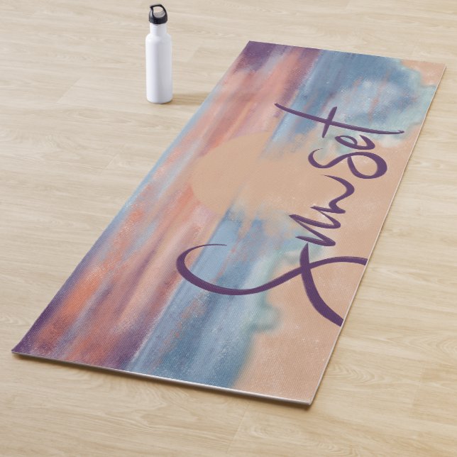 Yogamatte | Sonnenuntergang (Beispiel)