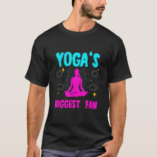Yogas größter Fan Yoga-Instructor-Zitat Yogi-Spru T-Shirt