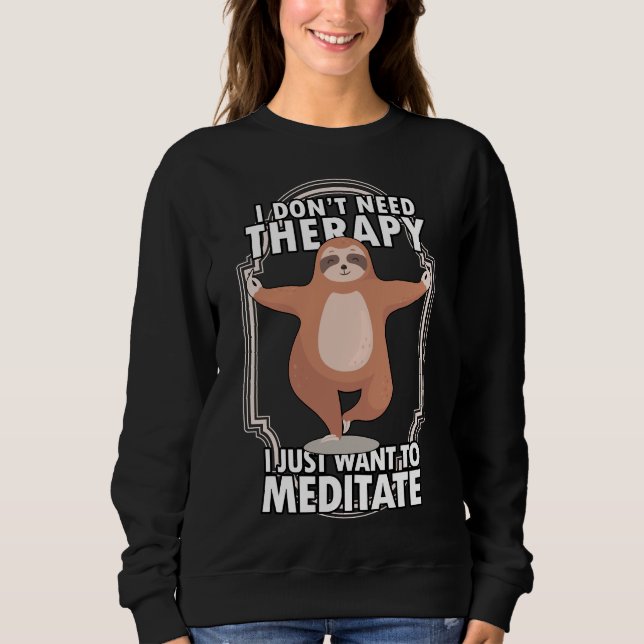 Yogaschleife 85 sweatshirt (Vorderseite)