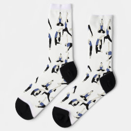 Yogasocken in Blau – Socken