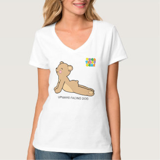 Yogateddy-Bärn-aufwärts Hund/verfolgen abwärts T - T-Shirt