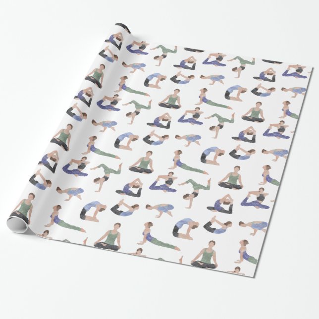 Yogaverpackungspapier oder -verpackung geschenkpapier (Ungerollt)